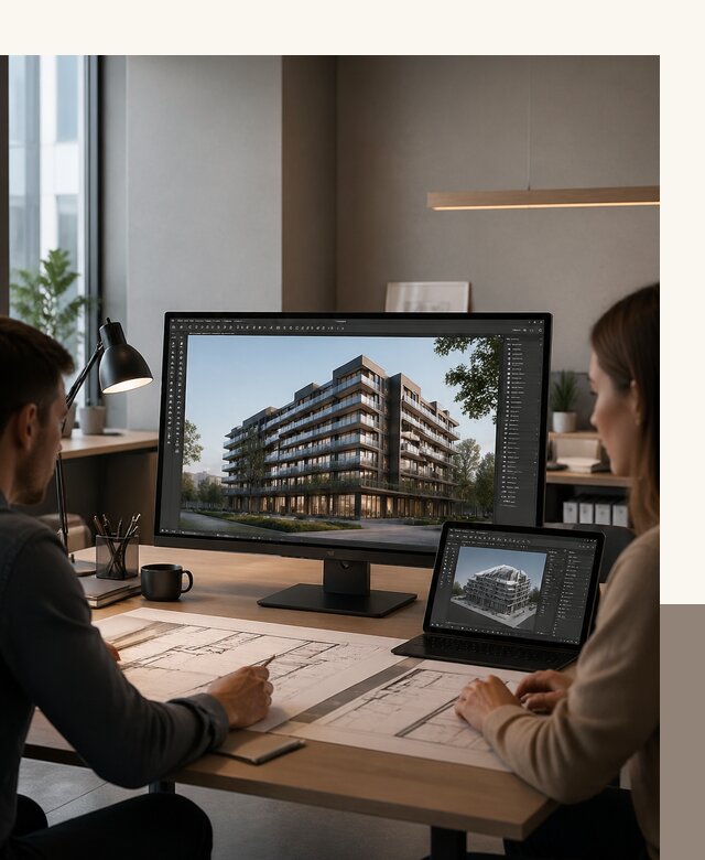 3D визуализация архитектуры и объектов строительства в Алексеевке