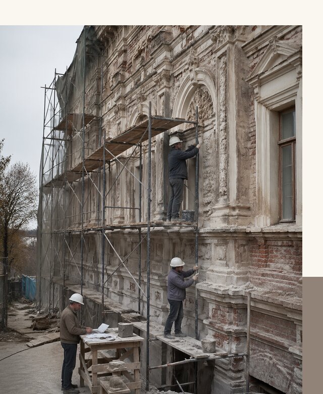 Реставрация объектов культурного наследия под ключ в Алексеевке