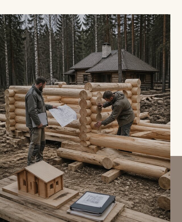 Проектирование и строительство домов из бревна в Алексеевке